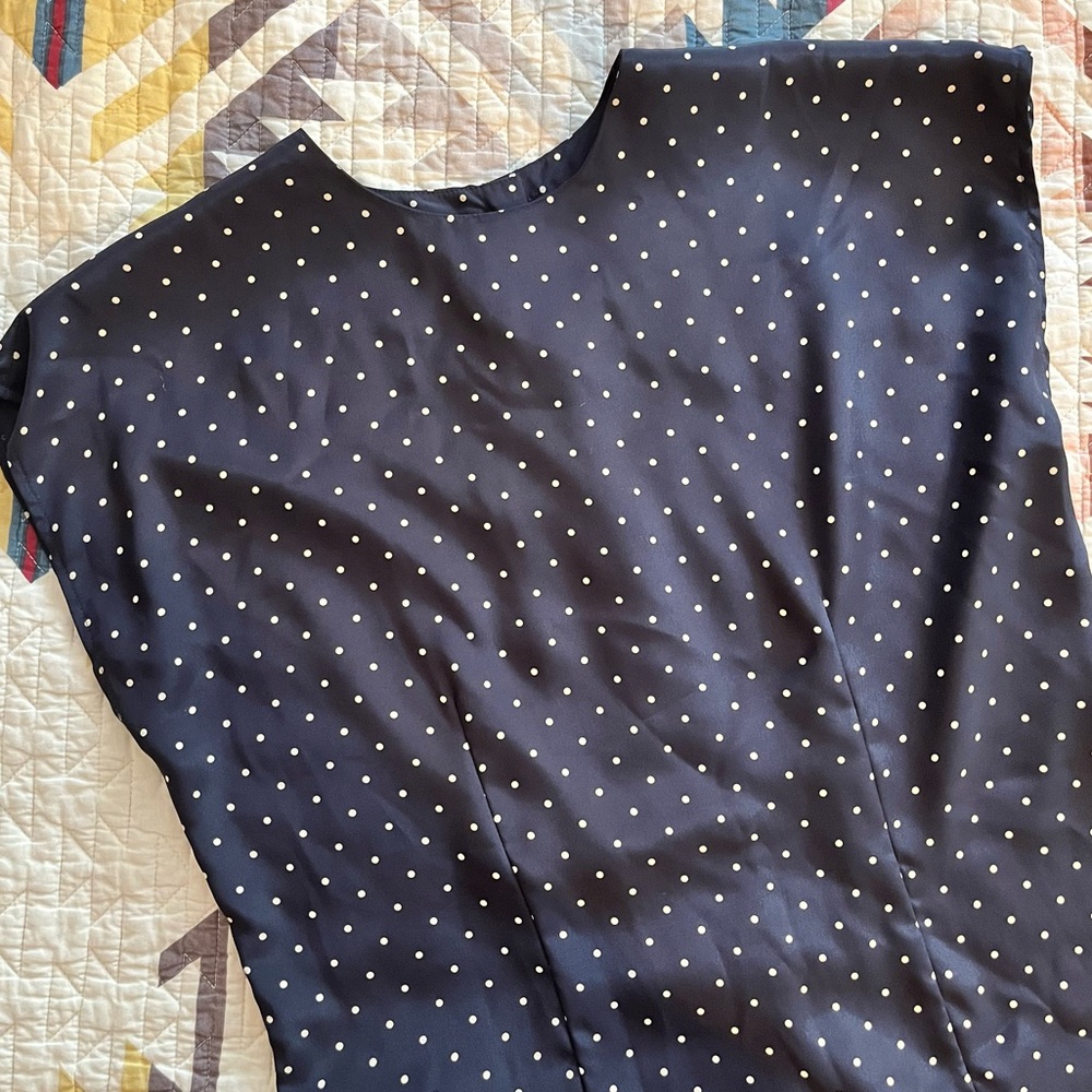 Vintage Polkadot Blouse